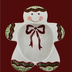 ‼️SOLD‼️Dish Bowl Gingerbread Man/Lady